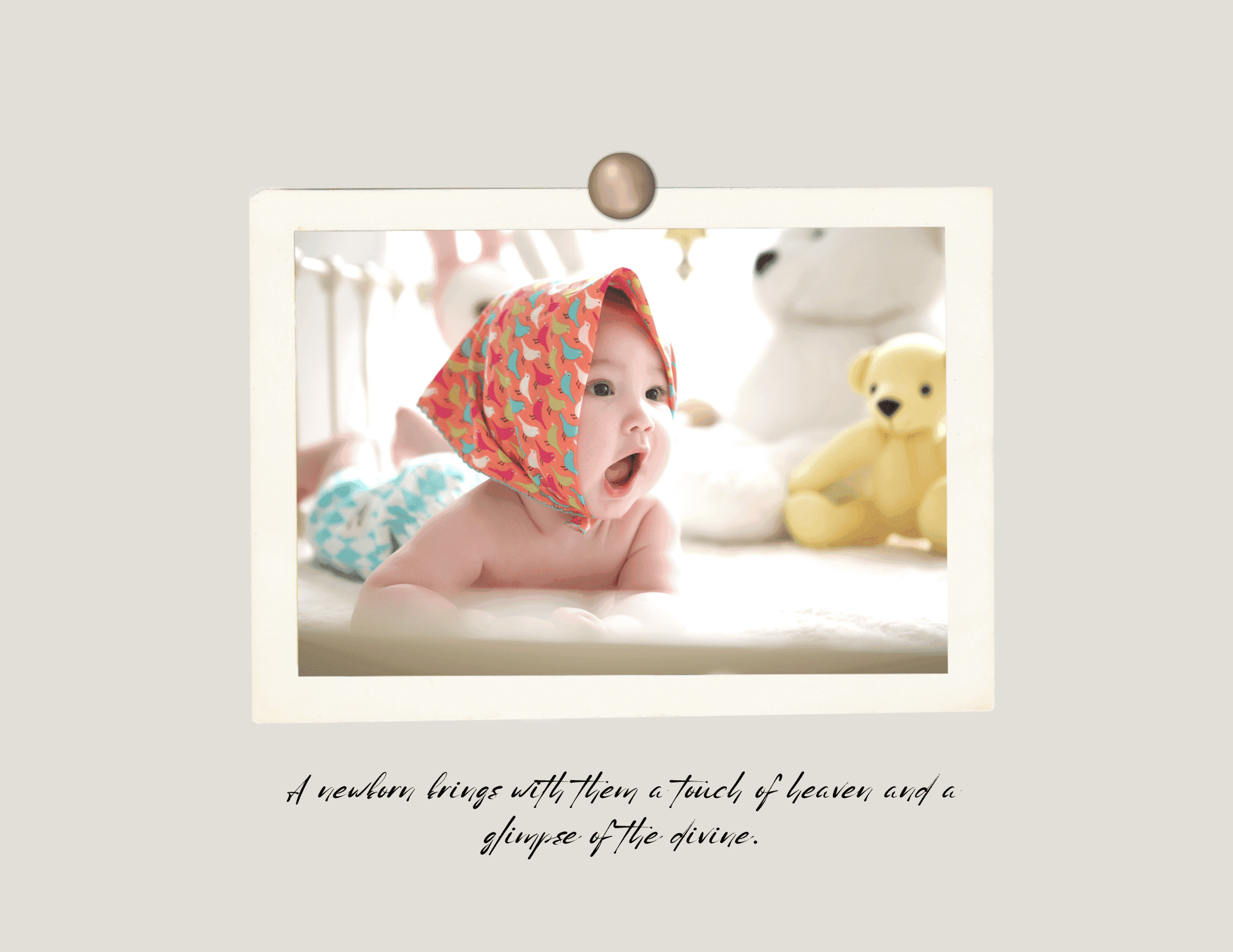 Album Photo Bébé - Beige Pastel Minimaliste 4 Album Photo Bébé - Beige Pastel Minimaliste – Image 4