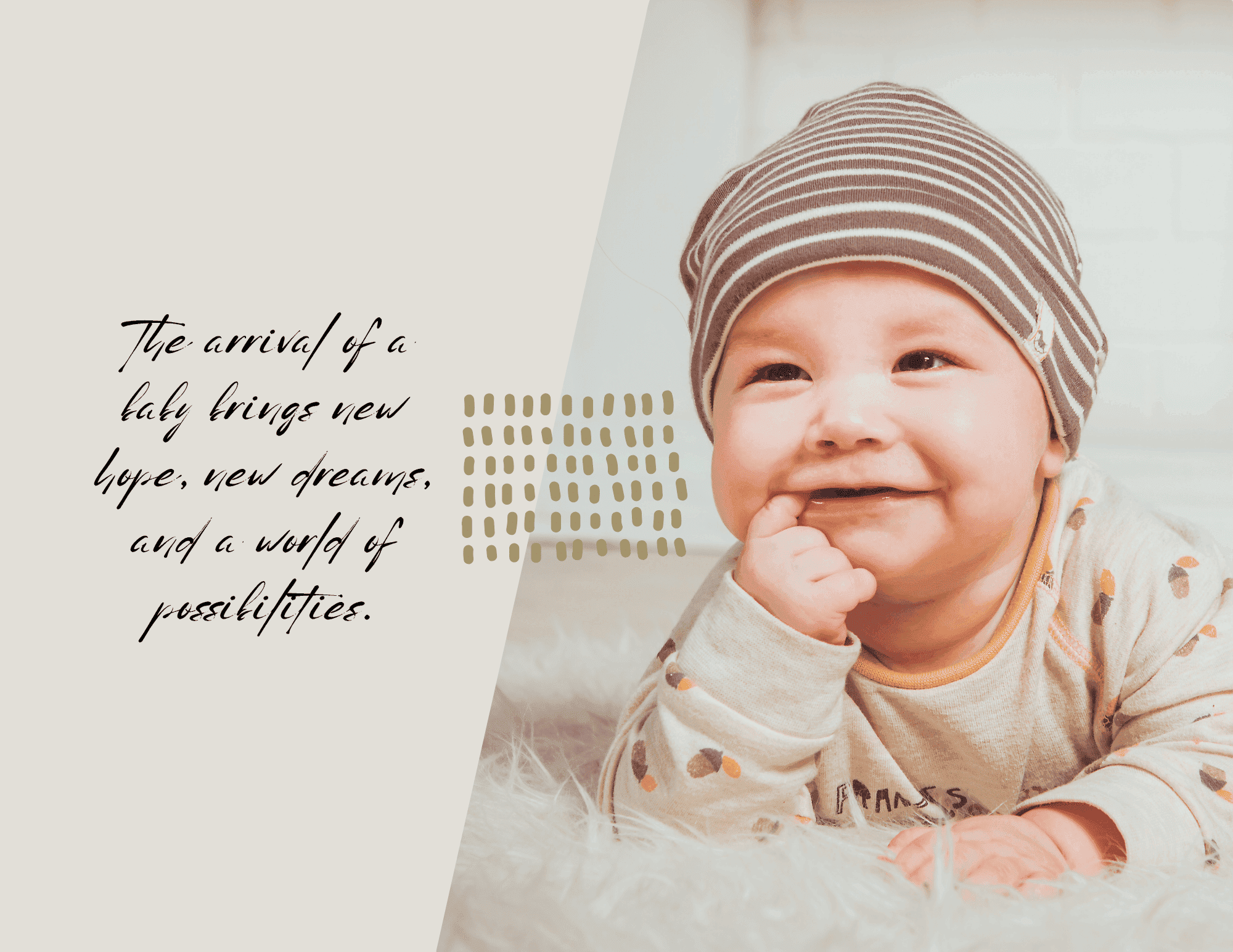 Album Photo Bébé - Beige Pastel Minimaliste 2 Album Photo Bébé - Beige Pastel Minimaliste – Image 2