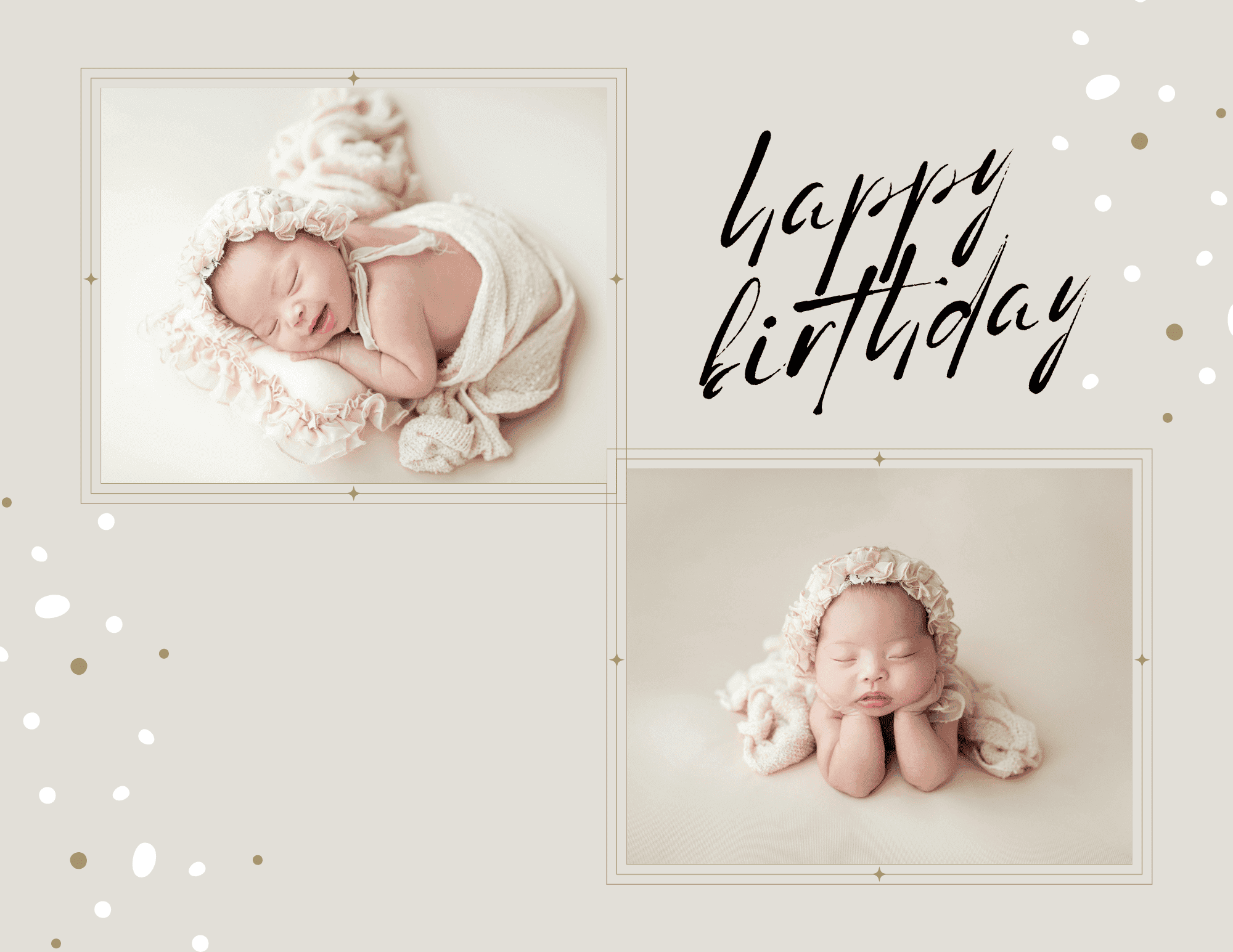 Album Photo Bébé - Beige Pastel Minimaliste 8 Album Photo Bébé - Beige Pastel Minimaliste – Image 8