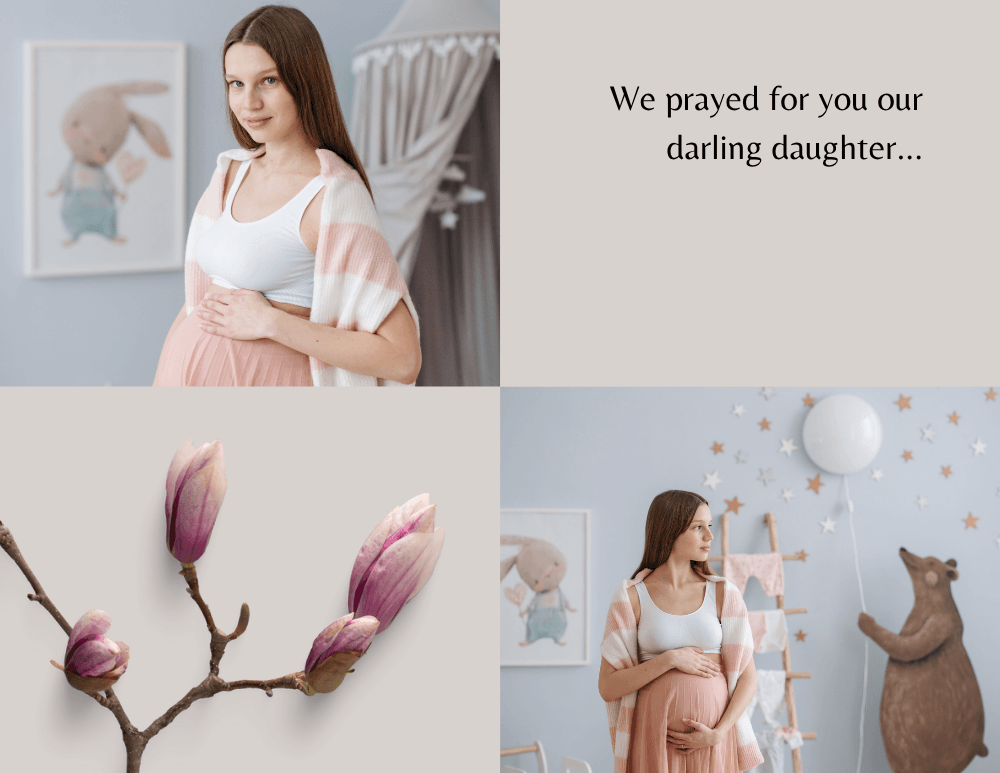 Album Photo Grossesse & Maternité – Style Scandinave 28 x 22 cm 6 Album Photo Grossesse & Maternité – Style Scandinave 28 x 22 cm – Image 6